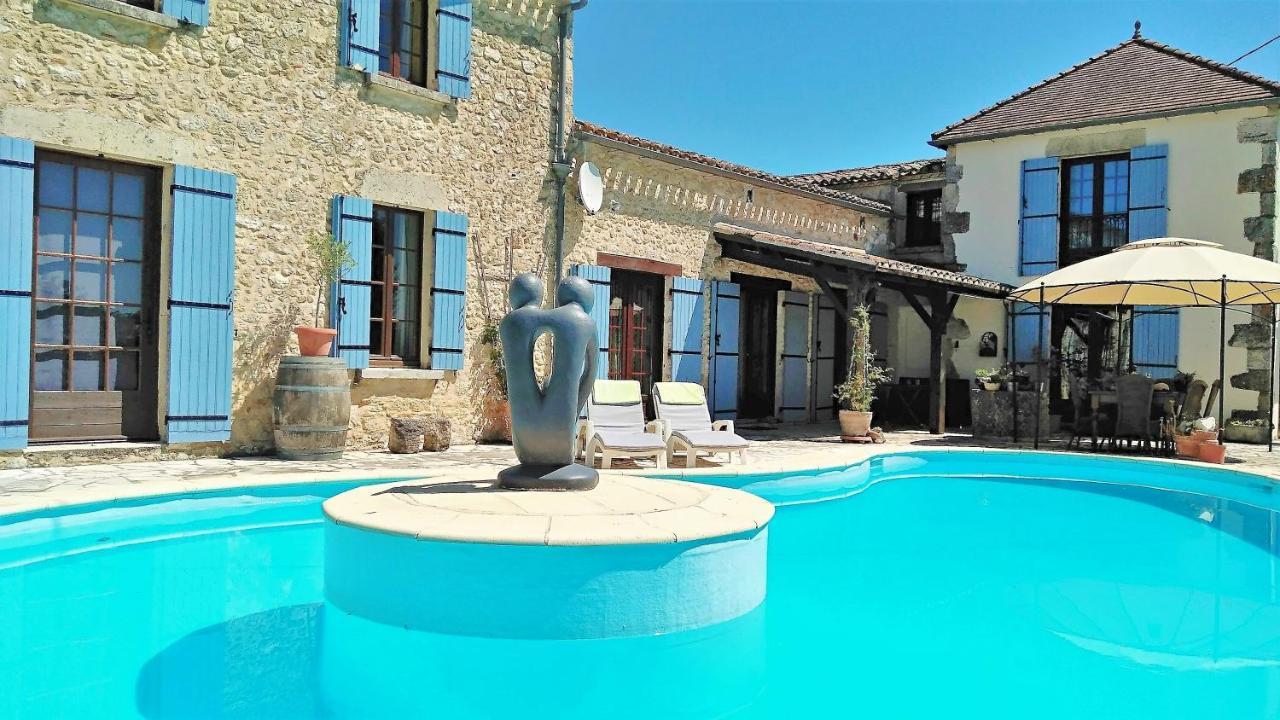 Luxury B&B Maison A Votre Sante, In Bordeaux Wine Region Savignac-de-Duras Exterior foto